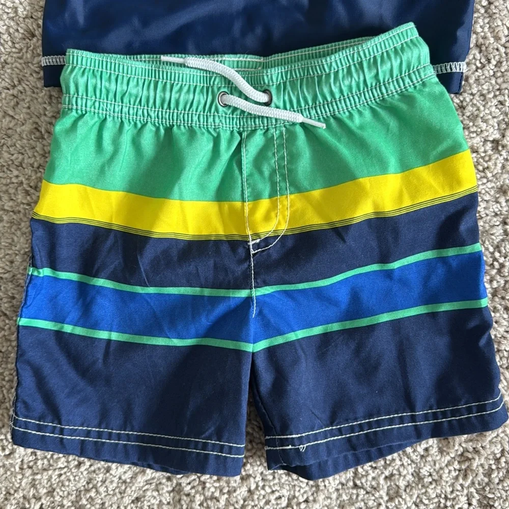 Carters toddler boy swim suit, size 24 months
